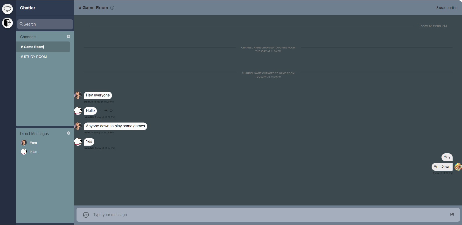 Online Chat Room